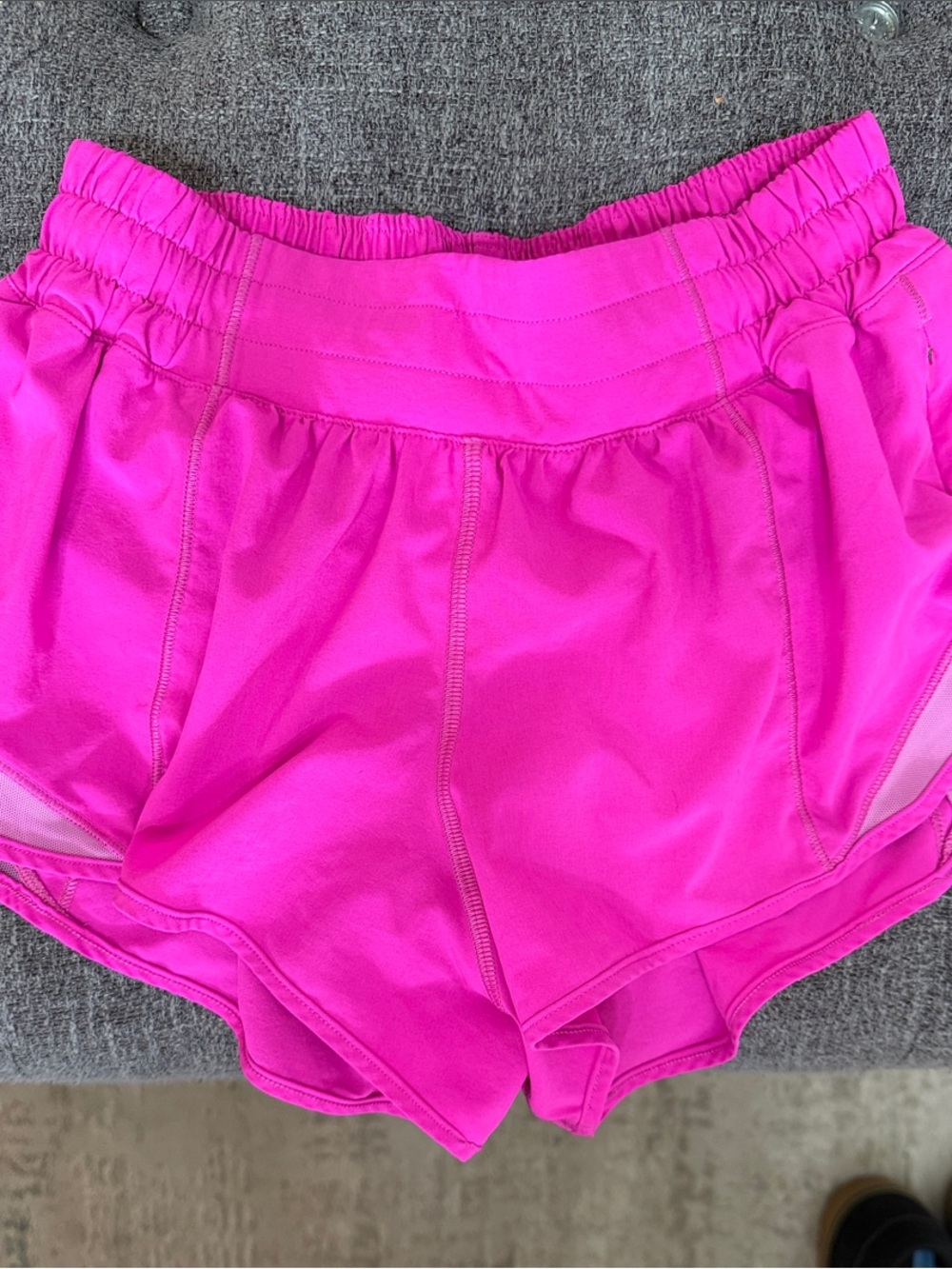 lululemon athletica Bright Pink Running Shorts